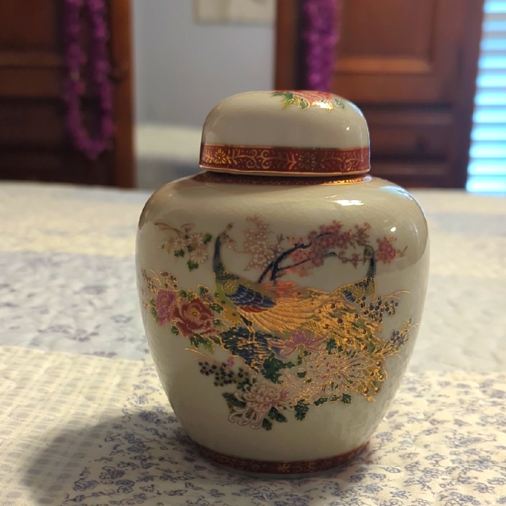 Satsuma Porcelain Jar with Lid